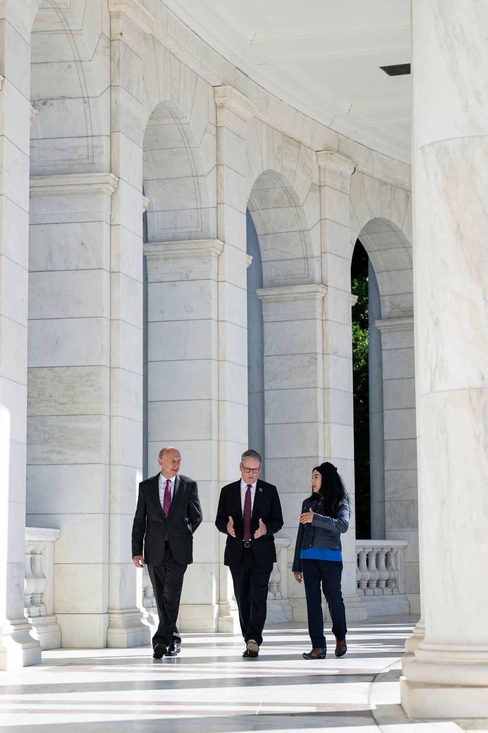 British Prime Minister Keir Starmer Visits Arlington National Cemetery