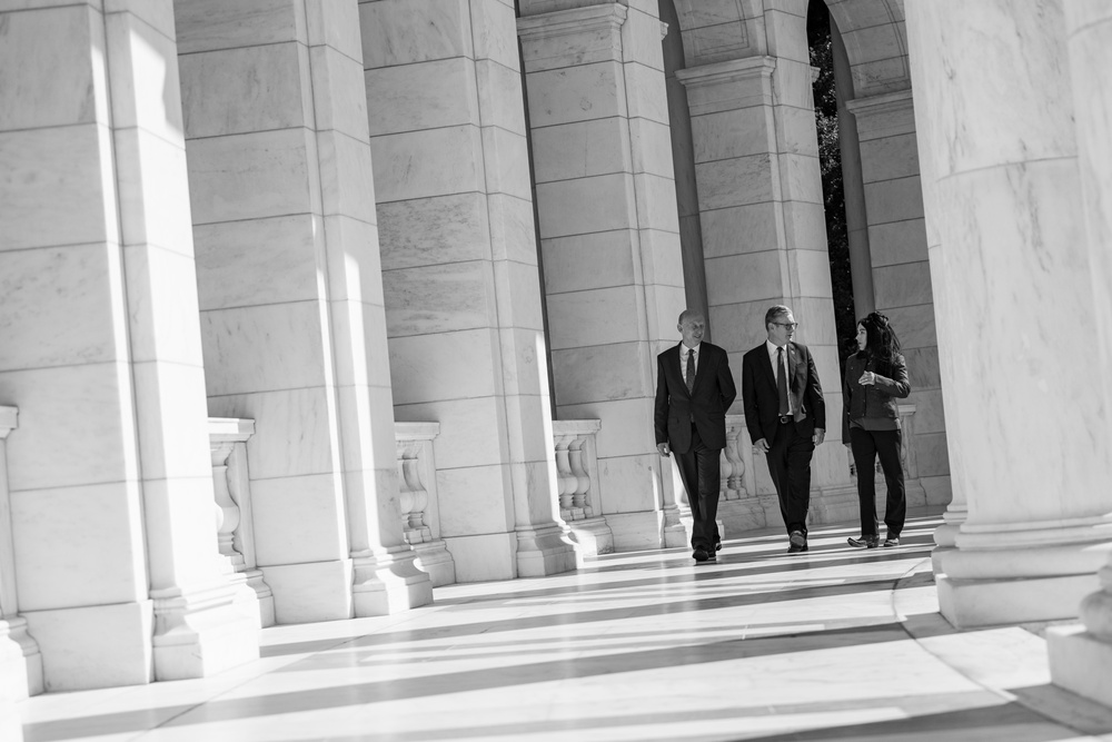 British Prime Minister Keir Starmer Visits Arlington National Cemetery