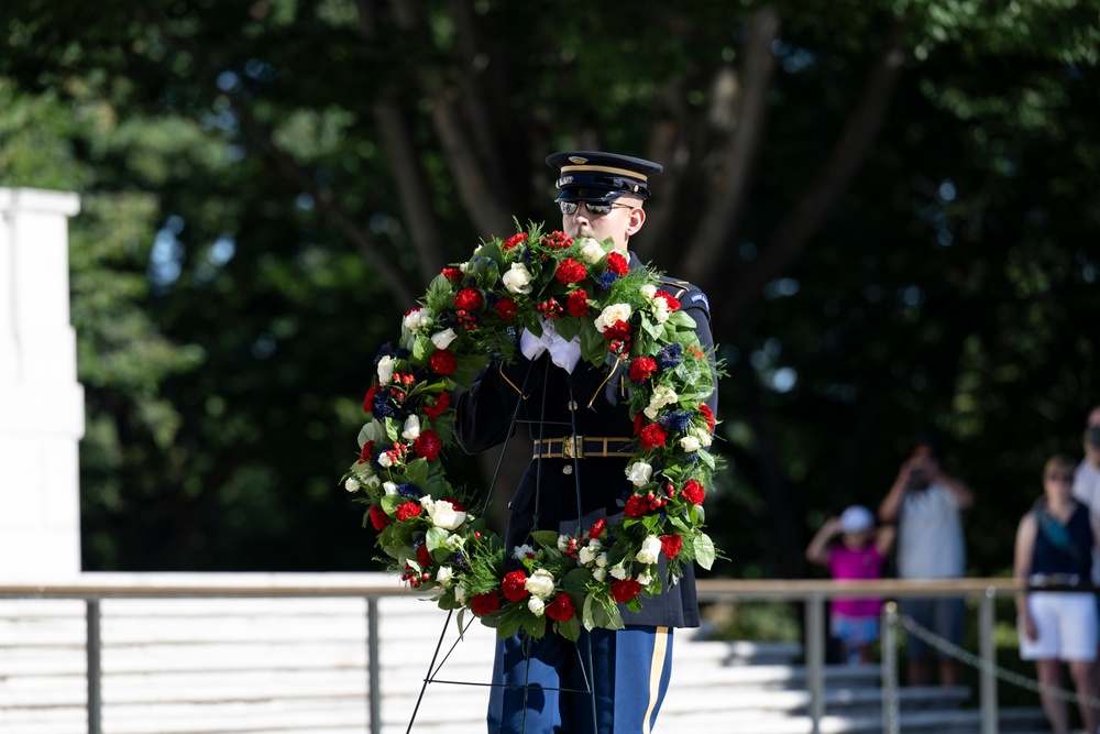 British Prime Minister Keir Starmer Visits Arlington National Cemetery