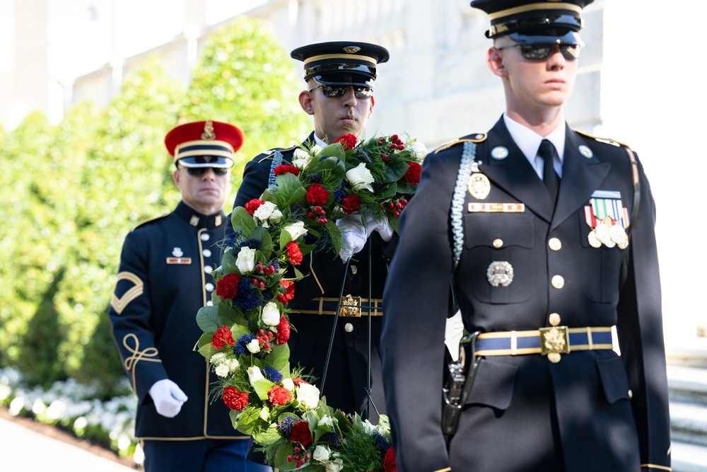 British Prime Minister Keir Starmer Visits Arlington National Cemetery