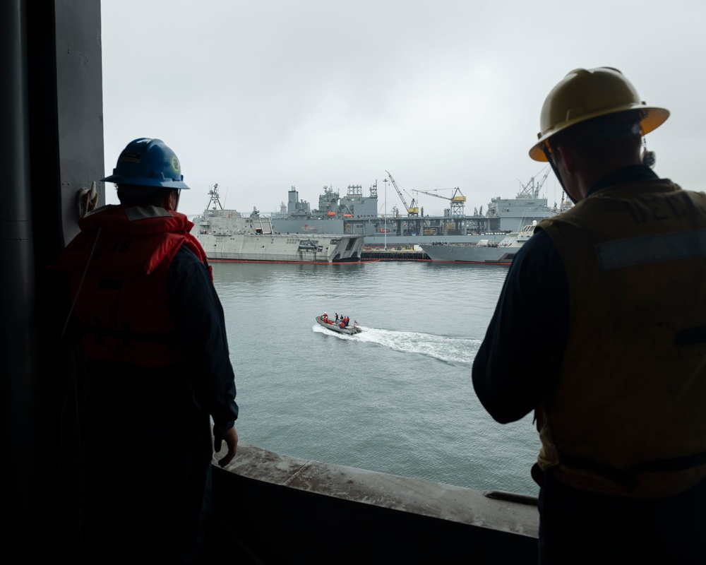 USS Essex In-Port Operations