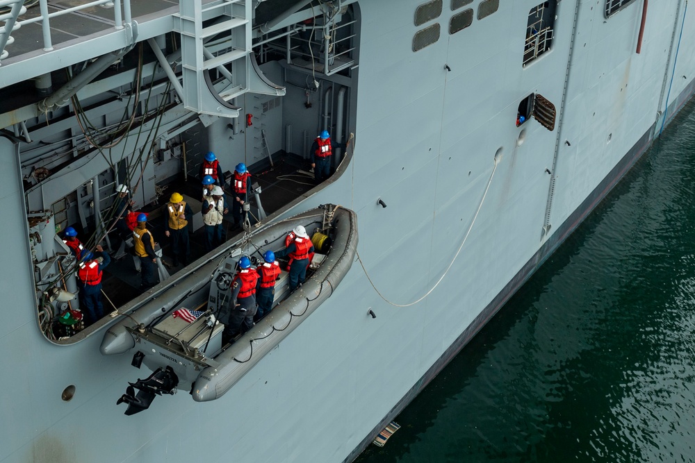 USS Essex In-Port Operations