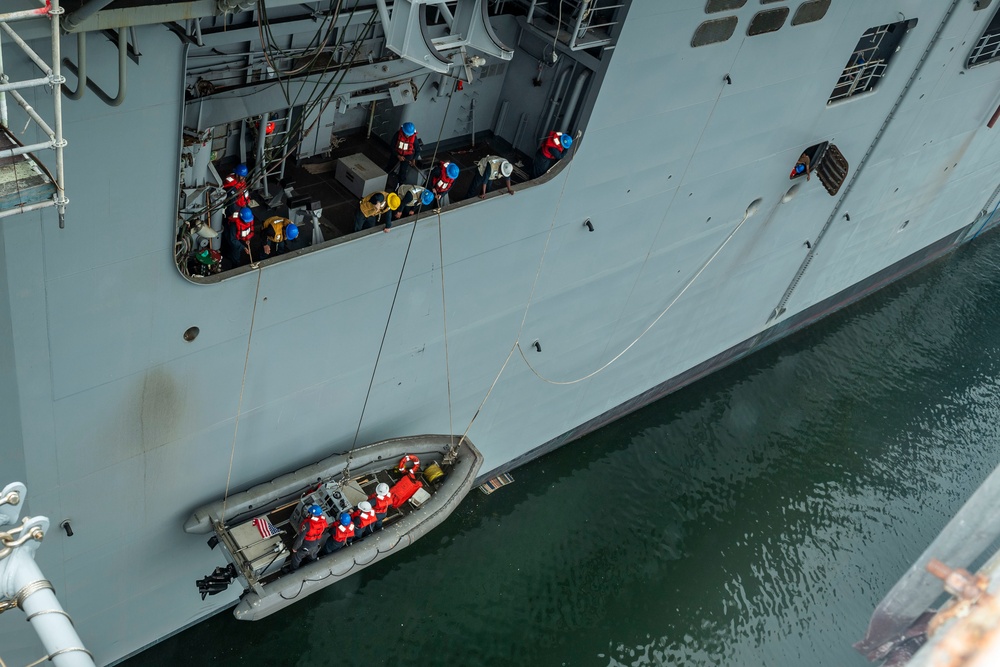 USS Essex In-Port Operations