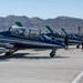 Frecce Tricolori arrives at Nellis