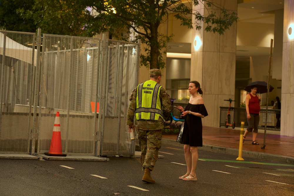 National Guard supports traffic control during NATO 75th Anniversary Summit