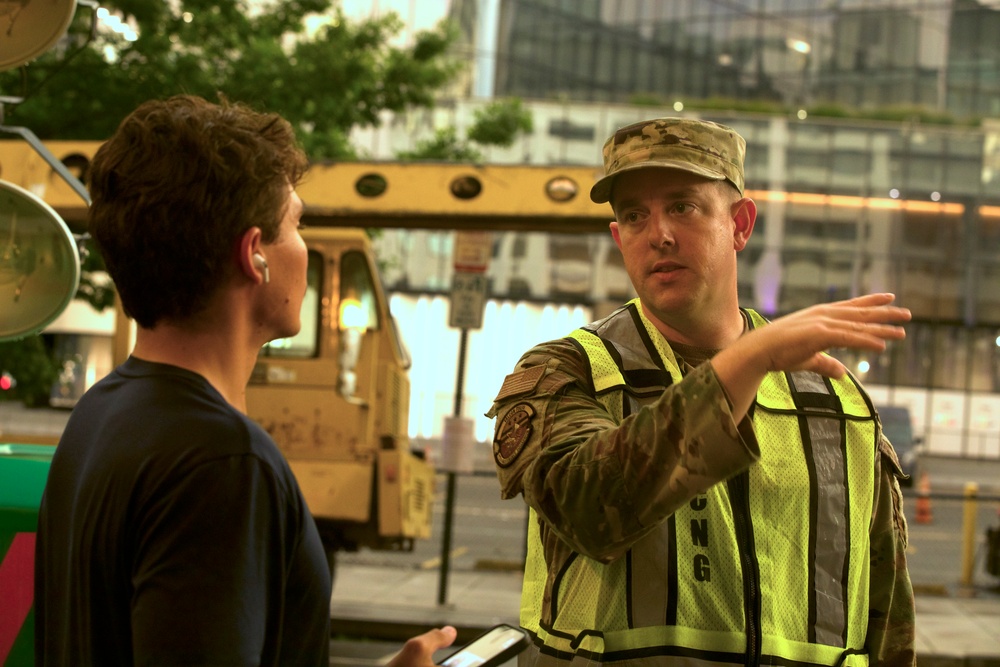 National Guard Supports Traffic Control During NATO 75th Anniversary Summit in D.C.