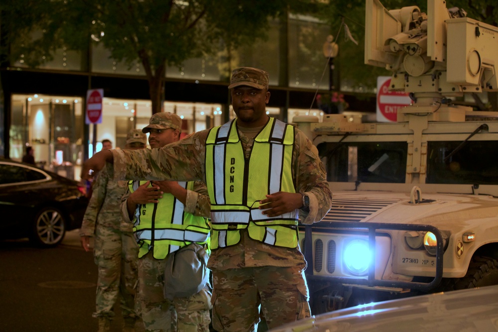 National Guard Supports Traffic Control During NATO 75th Anniversary Summit in D.C.