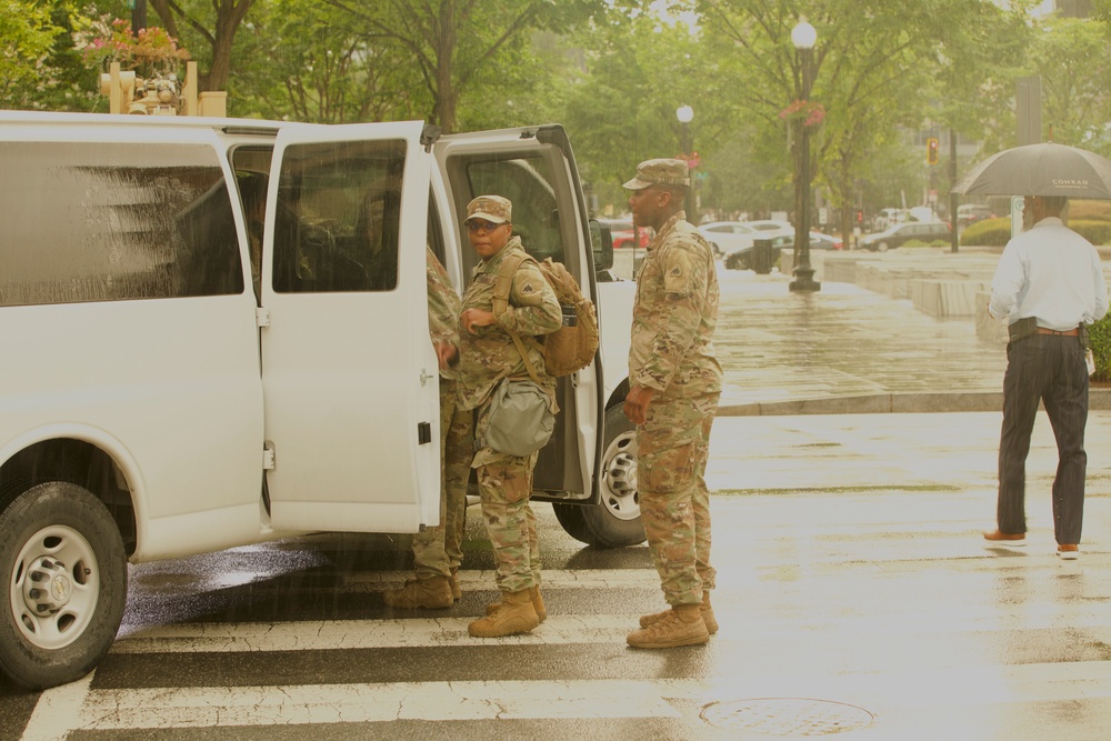 D.C. National Guard supports traffic control during NATO 75th Anniversary Summit