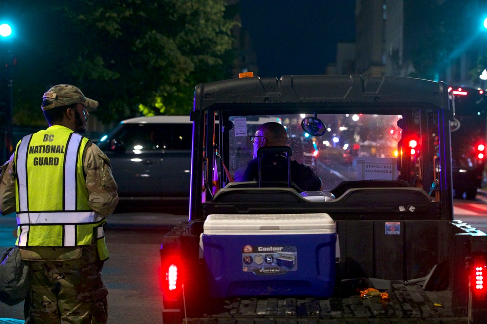 National Guard Supports Traffic Control During NATO 75th Anniversary Summit in D.C.