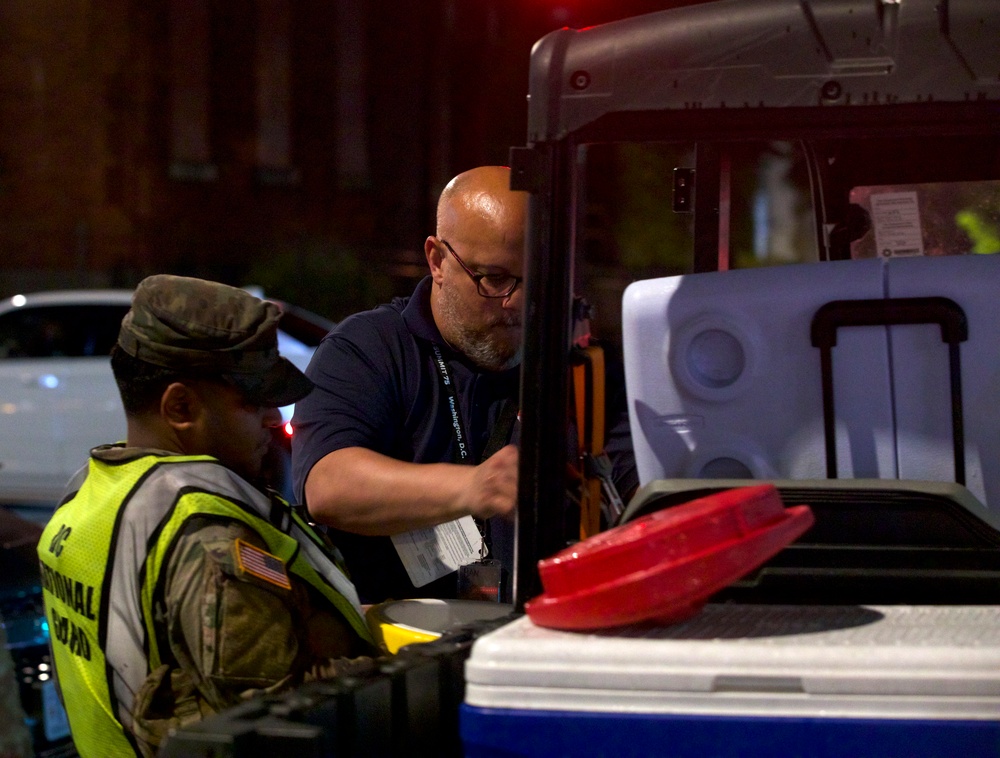 National Guard Supports Traffic Control During NATO 75th Anniversary Summit in D.C.