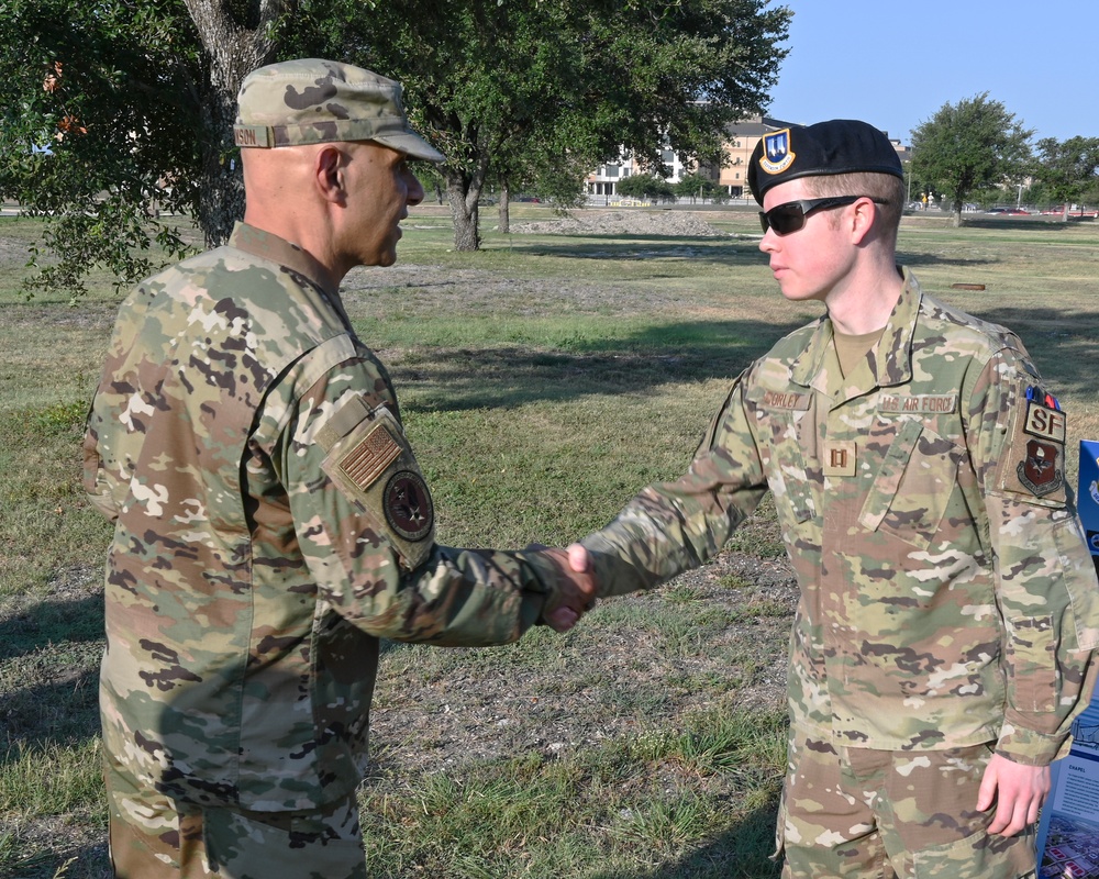 AETC command staff tours Joint Base San Antonio-Lackland