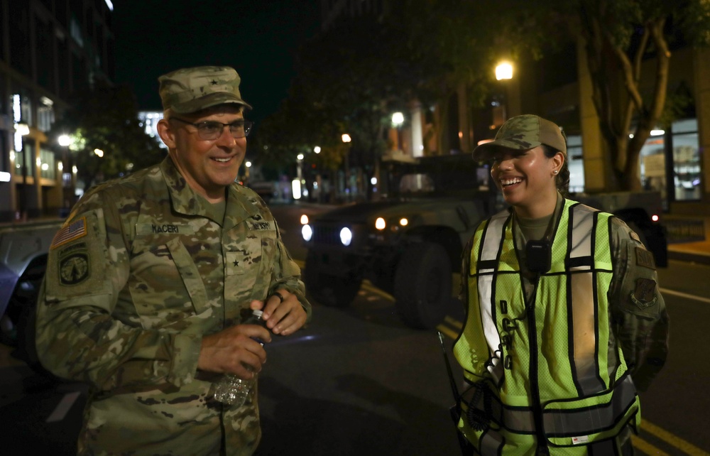 National Guard Supports Traffic Control During NATO 75th Anniversary Summit in D.C.