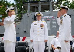 Commander, Submarine Squadron Two Holds Change of Command