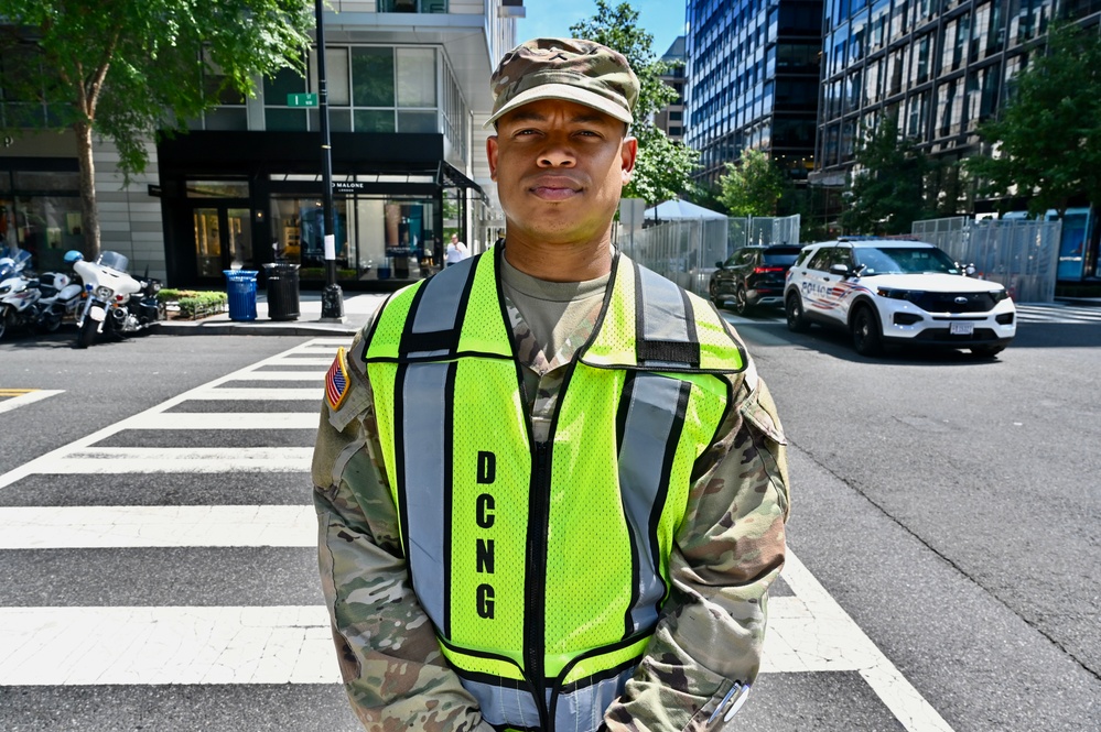 D.C. National Guard supports traffic control during NATO 75th Anniversary Summit