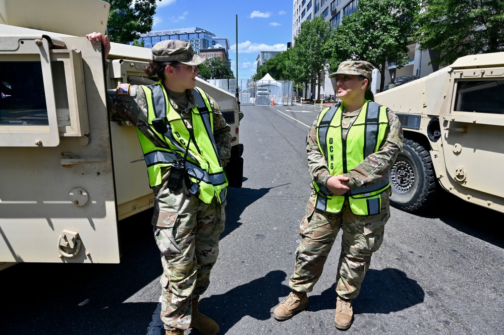 D.C. National Guard supports traffic control during NATO 75th Anniversary Summit