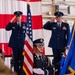 Space Base Delta 1 holds change of command