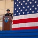 Space Base Delta 1 holds change of command