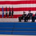 Space Base Delta 1 holds change of command