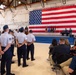 Space Base Delta 1 holds change of command