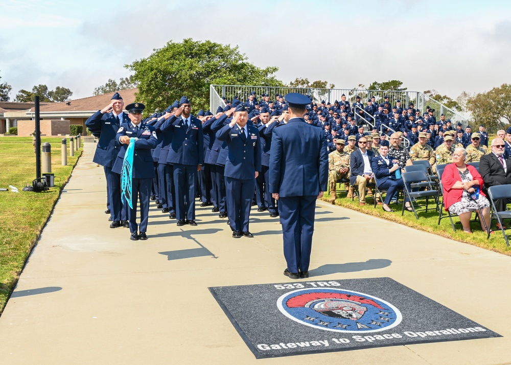 The 533d Training Squadron Change of Command