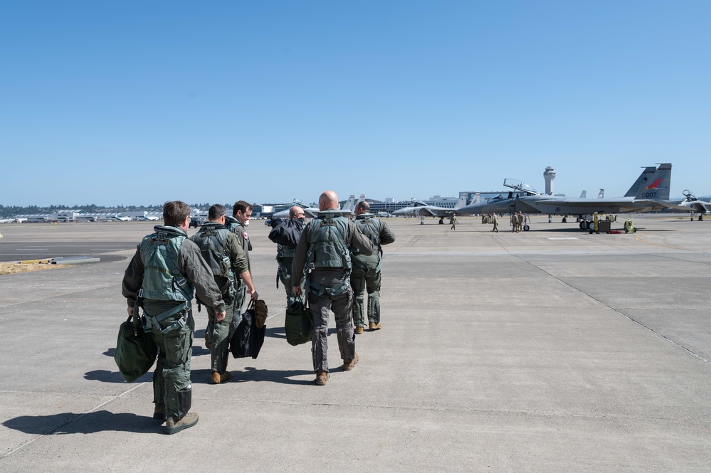 142nd Wing unveils new F-15EX Eagle II aircraft