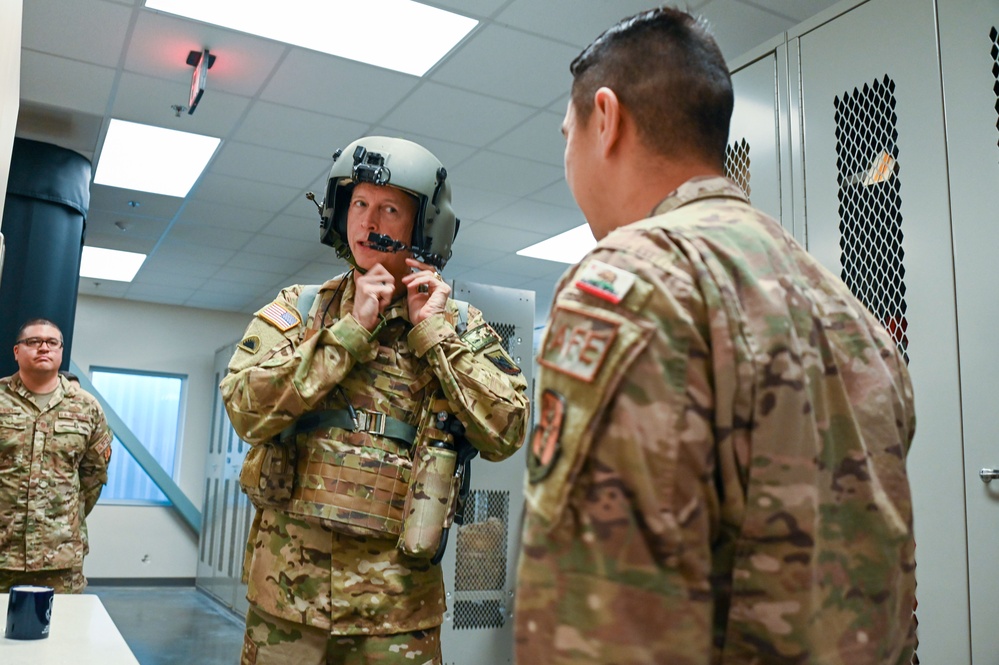 Chief of the National Guard Bureau visits the 129th Rescue Wing