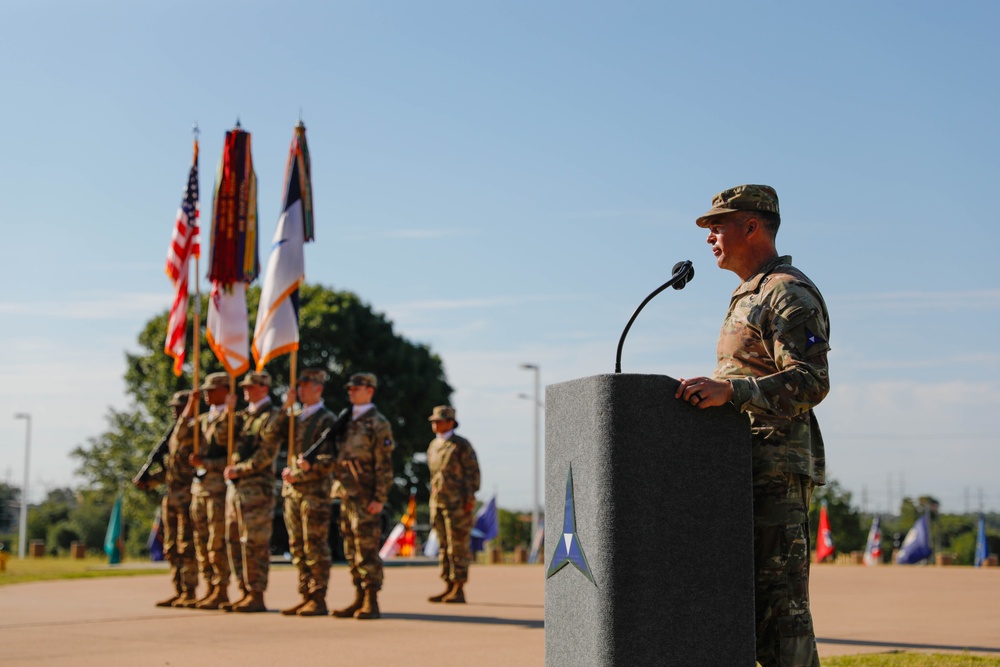 Brig. Gen. Geoffrey Van Epps Patch Ceremony