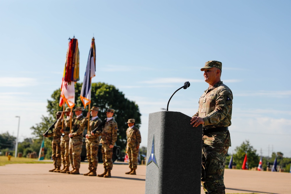 Brig. Gen. Geoffrey Van Epps Patch Ceremony