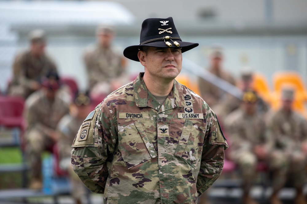 1st Cavalry Division conducts Division Artillery Change of Command Ceremony in Latvia