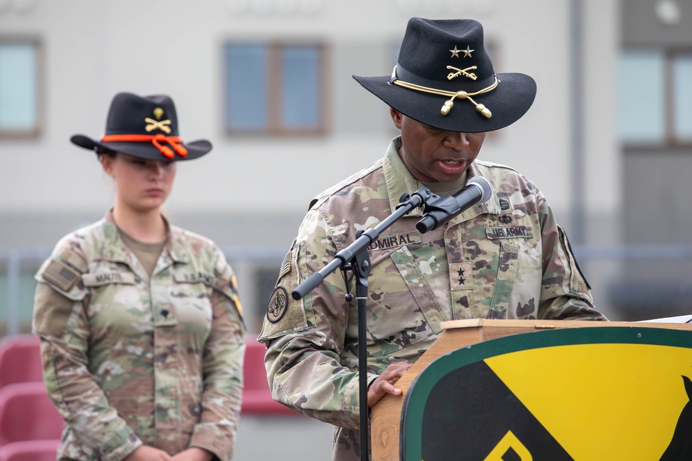 1st Cavalry Division conducts Division Artillery Change of Command Ceremony in Latvia