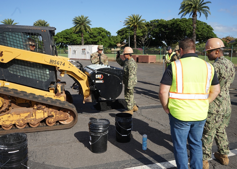 NMCB 18 and 647th Civil Engineer Squadron Learn New Technology from ERDC