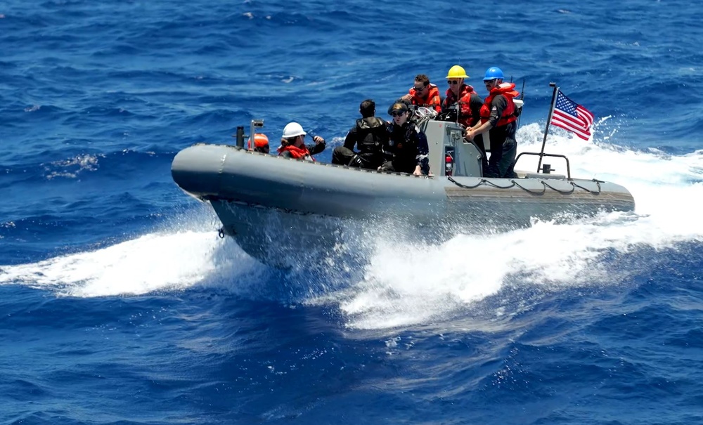 USS William P. Lawrence, HMCS Vancouver participate in small boat operations during RIMPAC 2024