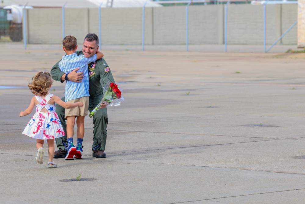 VAW-123 Returns from Combat Deployment