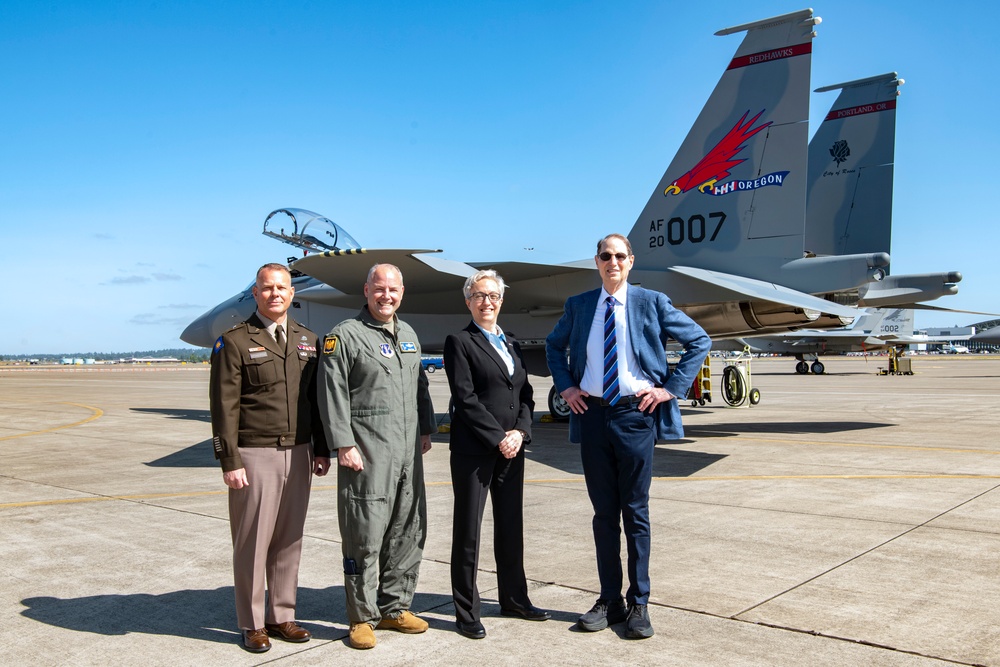 142nd Wing F-15EX Eagle II Unveiling Ceremony