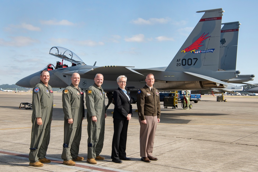 142nd Wing F-15EX Eagle II Unveiling Ceremony