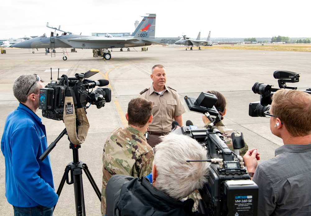 142nd Wing F-15EX Eagle II Unveiling Ceremony