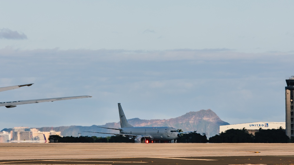 Royal Australian Air Force P-8A aircraft arrive at JBPPH for RIMPAC24