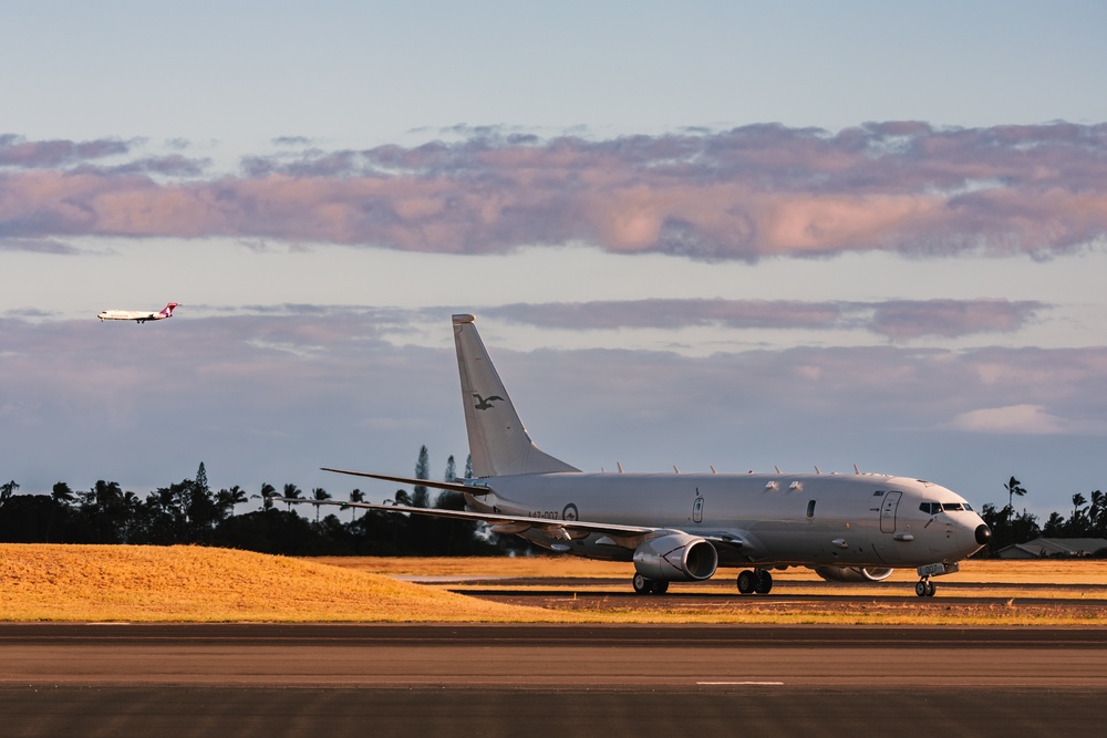 Royal Australian Air Force P-8A aircraft arrive at JBPPH for RIMPAC24