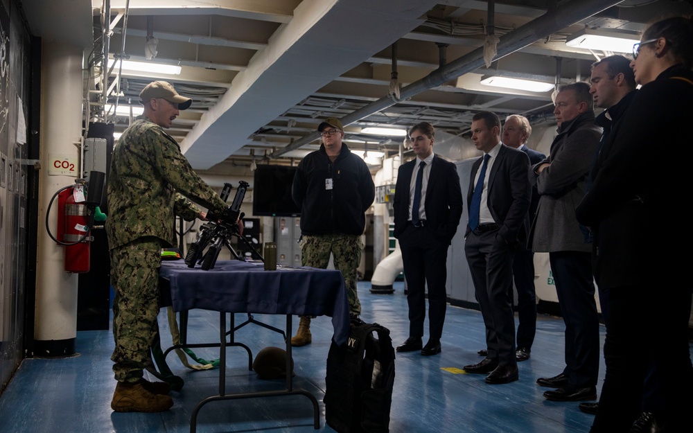 Emory S. Land Hosts Tour in Sydney