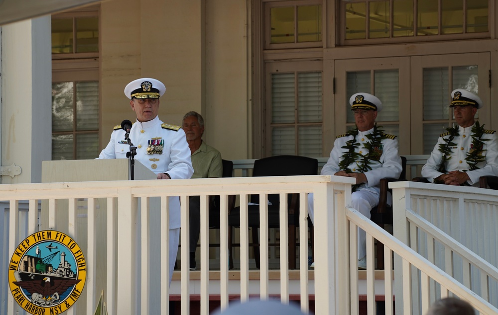 Pearl Harbor Shipyard Changes Command