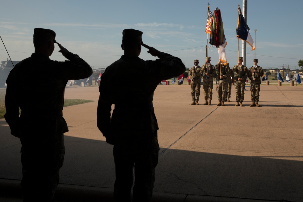 Brig. Gen. Geoffrey Van Epps Patch Ceremony