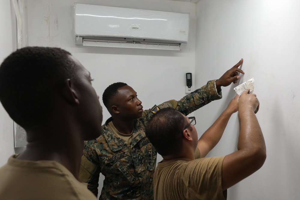 Seabees conduct small-scale construction project in Jamaica as part of Continuing Promise 2024