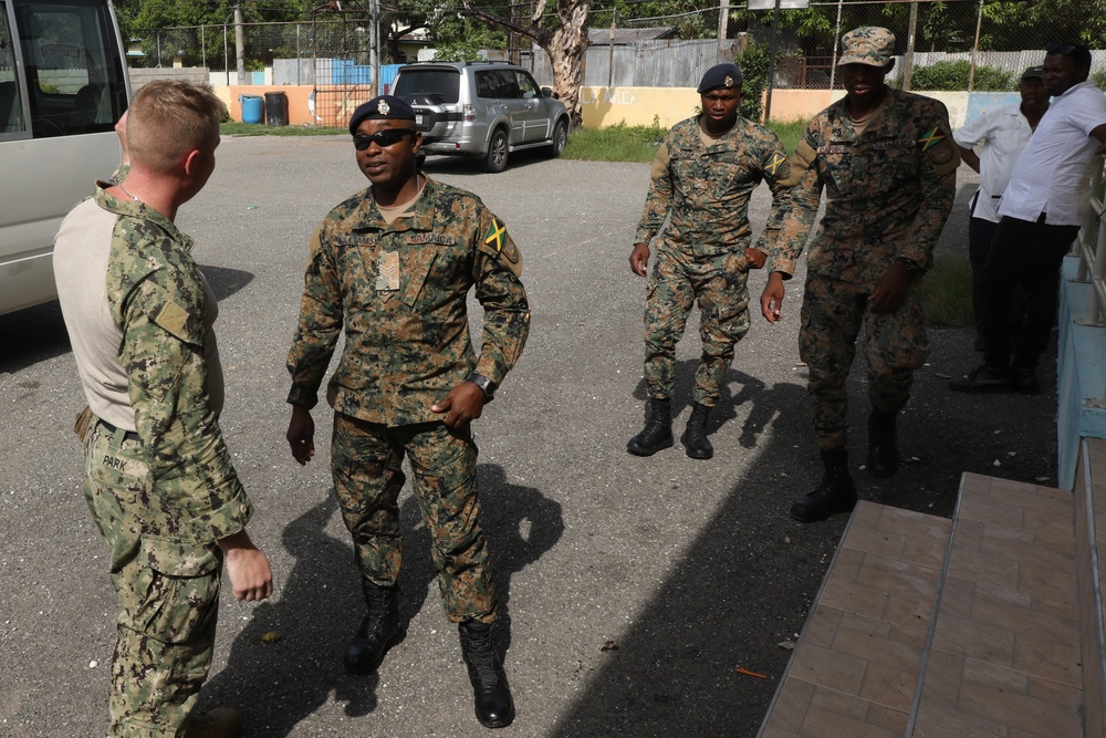 Seabees conduct small-scale construction project in Jamaica as part of Continuing Promise 2024