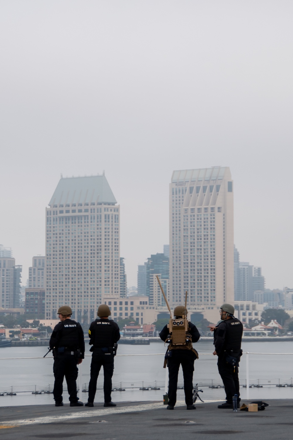 Sailors Stand Watch