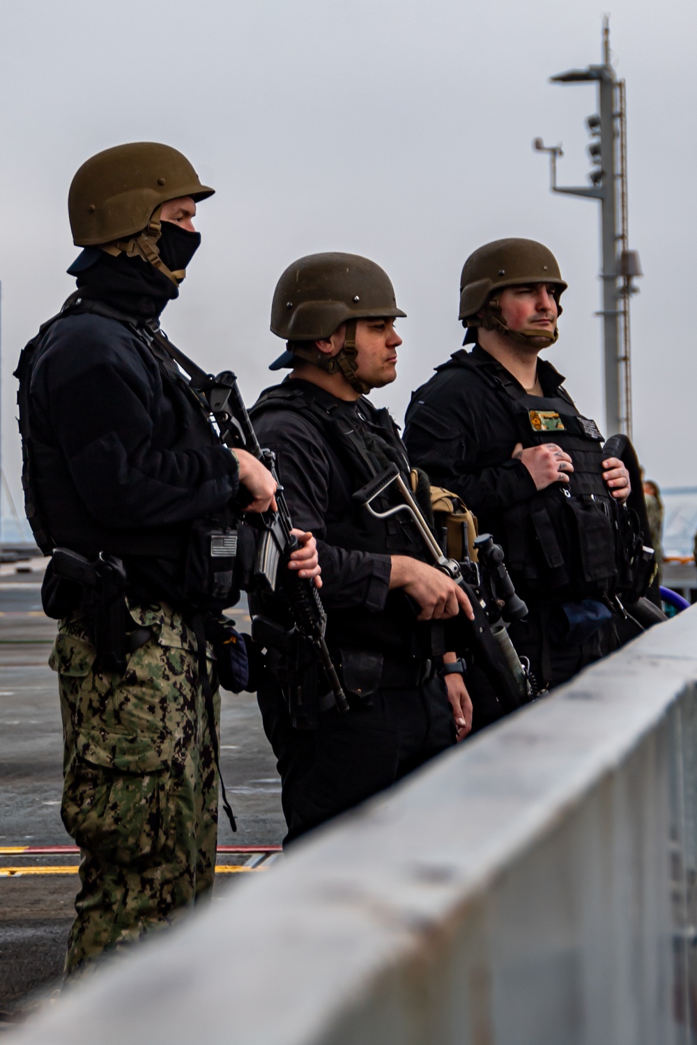 Sailors Stand Watch