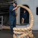 Sailor Heaves Around Line