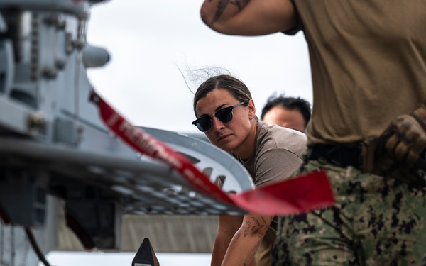 Airborne Mine Neutralization System Loaded on MH-60 Seahawk