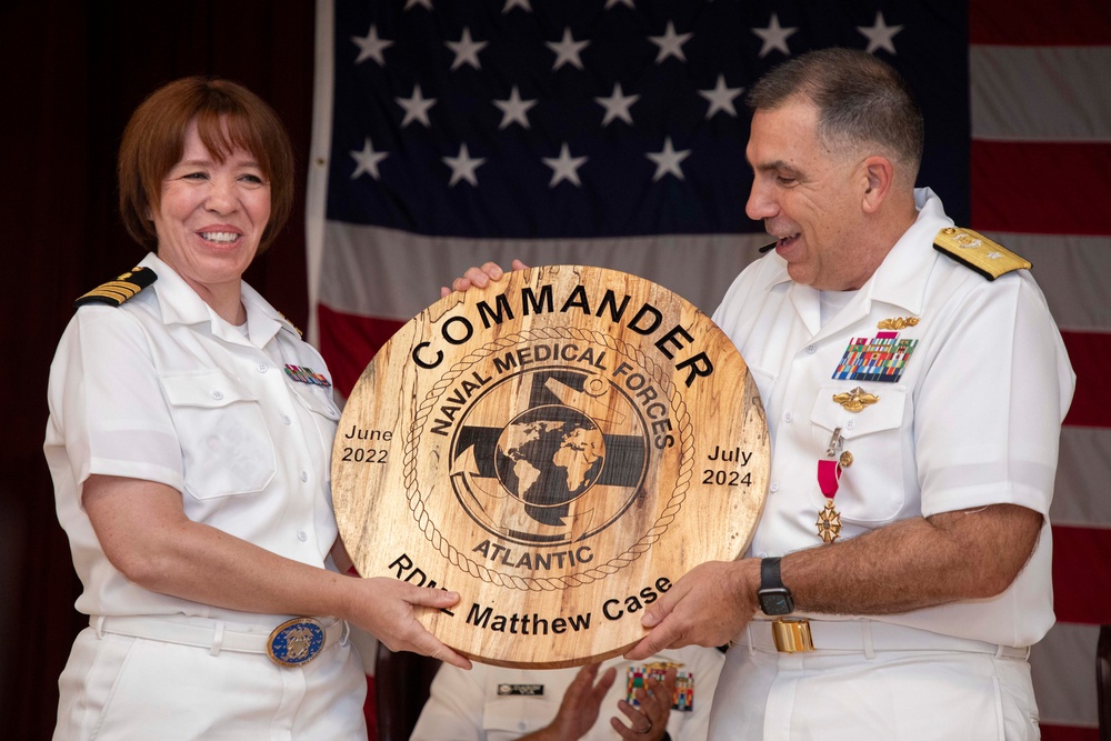 Naval Medical Forces Atlantic Conducts Change of Command