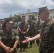 Col. Niedziocha holds 31st Marine Expeditionary Unit formation