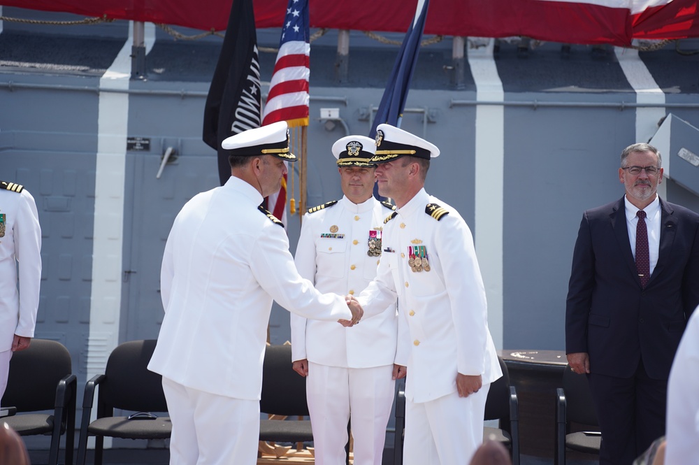 USS Preble Change of Command